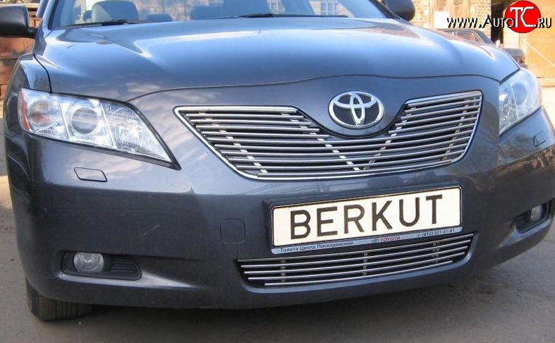 6 499 р. Декоративная вставка решетки радиатора Berkut Toyota Camry XV40 рестайлинг (2009-2011)  с доставкой в г. Санкт‑Петербург