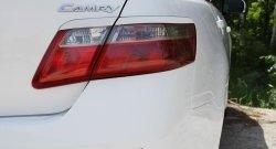 1 239 р. Реснички на фонари (рестайлинг) RA  Toyota Camry  XV40 (2009-2011) рестайлинг (Неокрашенные)  с доставкой в г. Санкт‑Петербург. Увеличить фотографию 3