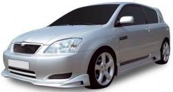 6 749 р. Накладка на передний бампер CT  Toyota Corolla  E120 (2000-2004) седан дорестайлинг, универсал дорестайлинг, хэтчбек 5 дв. дорестайлинг (Неокрашенная)  с доставкой в г. Санкт‑Петербург. Увеличить фотографию 1