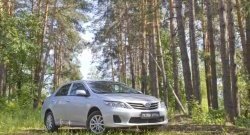 869 р. Реснички на фары RA  Toyota Corolla ( E140,  E150) (2009-2013) седан рестайлинг, седан рестайлинг (Неокрашенные)  с доставкой в г. Санкт‑Петербург. Увеличить фотографию 2