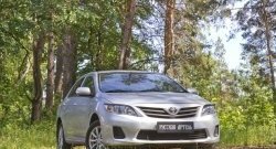 869 р. Реснички на фары RA  Toyota Corolla ( E140,  E150) (2009-2013) седан рестайлинг, седан рестайлинг (Неокрашенные)  с доставкой в г. Санкт‑Петербург. Увеличить фотографию 3