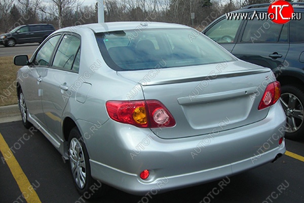 3 849 р. Лип спойлер TOP WING Toyota Corolla E150 седан дорестайлинг (2006-2010) (Неокрашенный)  с доставкой в г. Санкт‑Петербург