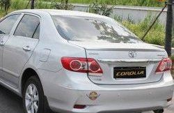 3 399 р. Лип спойлер АВТОКРАТ  Toyota Corolla  E150 (2009-2013) седан рестайлинг (Неокрашенный)  с доставкой в г. Санкт‑Петербург. Увеличить фотографию 2