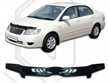 Дефлектор капота CA-Plastiс Toyota Corolla E120 седан рестайлинг (2004-2007)