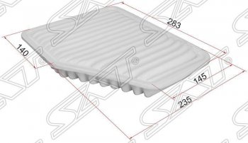 499 р. Фильтр воздушный двигателя SAT  Toyota Crown  S180 (2003-2005) седан дорестайлинг  с доставкой в г. Санкт‑Петербург. Увеличить фотографию 1