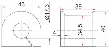 183 р. Резиновая втулка заднего стабилизатора (D=17.3) SAT  Toyota Crown  S150 (1995-2001) седан дорестайлинг, седан рестайлинг  с доставкой в г. Санкт‑Петербург. Увеличить фотографию 1