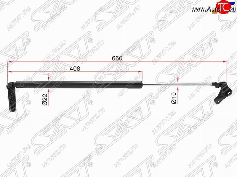 999 р. Левый упор багажника SAT  Toyota Estima  AHR10,XR30, XR40 (2000-2006)  с доставкой в г. Санкт‑Петербург