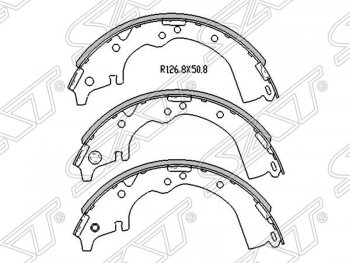 Колодки тормозные SAT (задние) Toyota Estima Emina XR10, XR20 минивэн 2-ой рестайлинг (1996-1999)