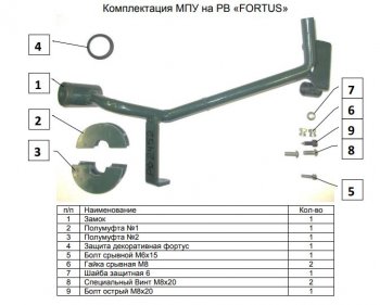 11 599 р. Замок рулевого вала FORTUS (бесштыревой) Toyota Fortuner AN160 дорестайлинг (2015-2020)  с доставкой в г. Санкт‑Петербург. Увеличить фотографию 3