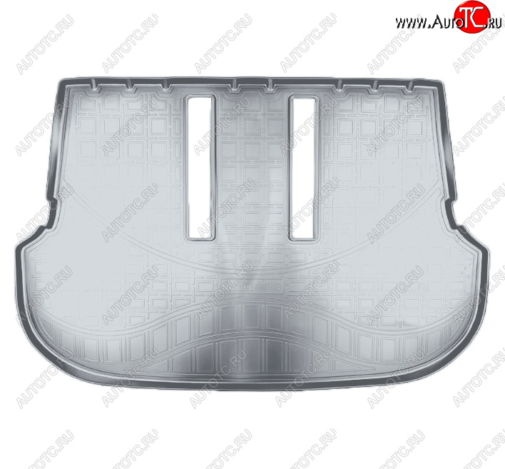 2 079 р. Коврик багажника Norplast (7 мест, разложенный 3 ряд)  Toyota Fortuner  AN160 (2015-2024) дорестайлинг, рестайлинг (Серый)  с доставкой в г. Санкт‑Петербург