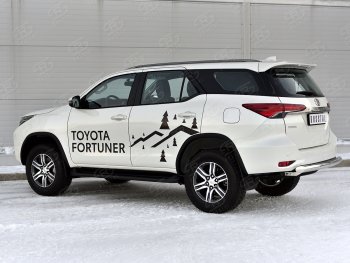 15 999 р. Защита заднего бампера Russtal d76 дуга Toyota Fortuner AN160 рестайлинг (2020-2024)  с доставкой в г. Санкт‑Петербург. Увеличить фотографию 3