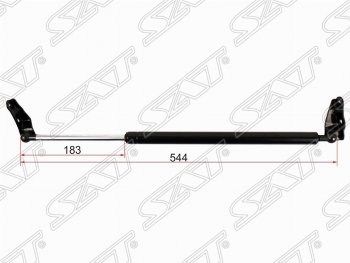 1 129 р. Правый газовый упор крышки багажника SAT  Toyota Gaia  XM10 (1998-2004) дорестайлинг, рестайлинг  с доставкой в г. Санкт‑Петербург. Увеличить фотографию 1