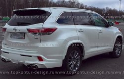 12 999 р. Комплект накладок на колёсные арки TopKontur Design Toyota Highlander XU50 дорестайлинг (2013-2017)  с доставкой в г. Санкт‑Петербург. Увеличить фотографию 3