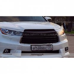 5 399 р. Решётка радиатора TopKontur Design Toyota Highlander XU50 дорестайлинг (2013-2017)  с доставкой в г. Санкт‑Петербург. Увеличить фотографию 3