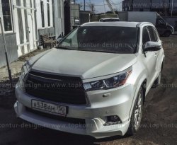 5 399 р. Решётка радиатора TopKontur Design Toyota Highlander XU50 дорестайлинг (2013-2017)  с доставкой в г. Санкт‑Петербург. Увеличить фотографию 5