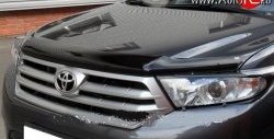 Дефлектор капота NovLine Toyota Highlander XU40 рестайлинг (2010-2013)