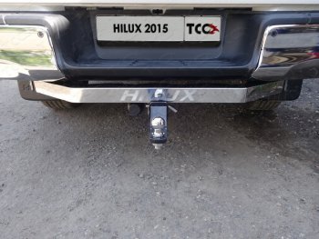 21 549 р. Фаркоп (тягово-сцепное устройство) Exclusive/Black Onyx TCC  Toyota Hilux ( AN20,AN30,  AN120) (2011-2020)  2-ой рестайлинг, дорестайлинг, 1-ый рестайлинг (оцинкованный, шар Е )  с доставкой в г. Санкт‑Петербург. Увеличить фотографию 1