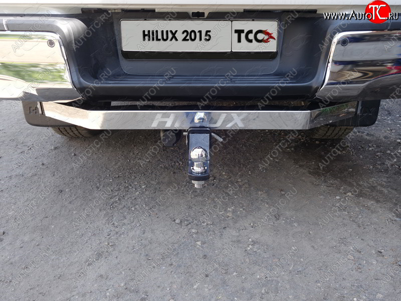 21 549 р. Фаркоп (тягово-сцепное устройство) Exclusive/Black Onyx TCC  Toyota Hilux ( AN20,AN30,  AN120) (2011-2020)  2-ой рестайлинг, дорестайлинг, 1-ый рестайлинг (оцинкованный, шар Е )  с доставкой в г. Санкт‑Петербург