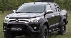 24 999 р. Расширитель арки RA (вылет 50 мм, комплект)  Toyota Hilux  AN120 (2016-2020) дорестайлинг (Поверхность шагрень)  с доставкой в г. Санкт‑Петербург. Увеличить фотографию 4