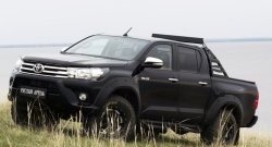 24 999 р. Расширитель арки RA (вылет 50 мм, комплект)  Toyota Hilux  AN120 (2016-2020) дорестайлинг (Поверхность шагрень)  с доставкой в г. Санкт‑Петербург. Увеличить фотографию 7