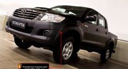 19 999 р. Накладки на колёсные арки RA (комплект)  Toyota Hilux  AN20,AN30 (2011-2016)  2-ой рестайлинг (Поверхность глянец (под окраску), Неокрашенные)  с доставкой в г. Санкт‑Петербург. Увеличить фотографию 3