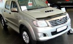 Дефлектор капота NovLine Toyota Hilux AN20,AN30  2-ой рестайлинг (2011-2016)