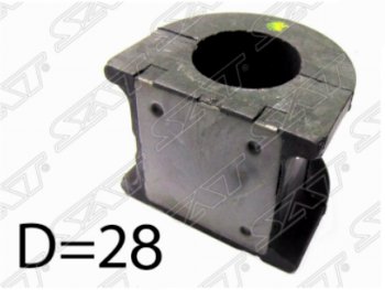 156 р. Втулка переднего стабилизатора SAT (D=28)  Toyota Ipsum  ACM20 (2001-2009) дорестайлинг, рестайлинг  с доставкой в г. Санкт‑Петербург. Увеличить фотографию 1