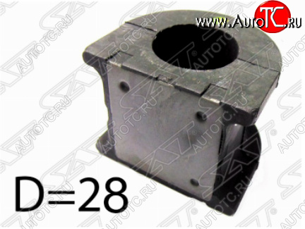 156 р. Втулка переднего стабилизатора SAT (D=28)  Toyota Ipsum  ACM20 (2001-2009) дорестайлинг, рестайлинг  с доставкой в г. Санкт‑Петербург