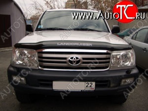 3 089 р. Дефлектор капота NovLine-Autofamily Toyota Land Cruiser 100 1-ый рестайлинг (2002-2005)  с доставкой в г. Санкт‑Петербург