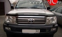 3 089 р. Дефлектор капота NovLine Toyota Land Cruiser J105 (1998-2007)  с доставкой в г. Санкт‑Петербург. Увеличить фотографию 1