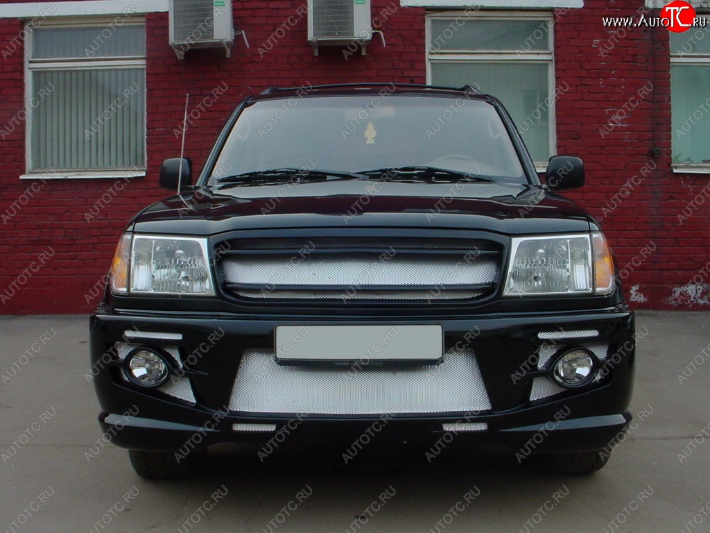 13 449 р. Передний бампер HUNTER Toyota Land Cruiser 100 дорестайлинг (1998-2002) (Неокрашенный)  с доставкой в г. Санкт‑Петербург