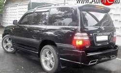 14 949 р. Пороги накладки Hunter Toyota Land Cruiser 100 1-ый рестайлинг (2002-2005) (Неокрашенные)  с доставкой в г. Санкт‑Петербург. Увеличить фотографию 2