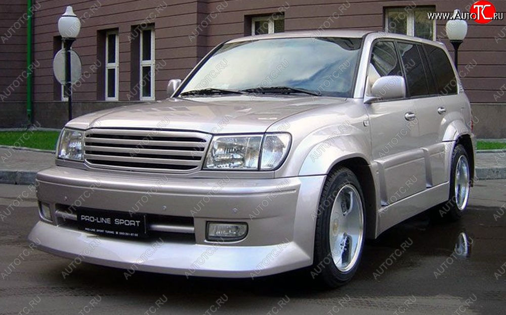 7 199 р. Решетка радиатора HUNTER Toyota Land Cruiser 100 дорестайлинг (1998-2002) (Неокрашенная)  с доставкой в г. Санкт‑Петербург