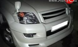 11 399 р. Решётка радиатора JAOS Toyota Land Cruiser Prado J120 (2002-2009) (Неокрашенная)  с доставкой в г. Санкт‑Петербург. Увеличить фотографию 1