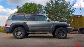 19 499 р. Комплект расширителей арок LAPTER (50 мм)  Toyota Land Cruiser  100 (1998-2007) дорестайлинг, 1-ый рестайлинг, 2-ой рестайлинг  с доставкой в г. Санкт‑Петербург. Увеличить фотографию 1