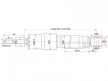 2 399 р. Амортизатор задний LH=RH SAT  Toyota Land Cruiser  100 (1998-2007) дорестайлинг, 1-ый рестайлинг, 2-ой рестайлинг  с доставкой в г. Санкт‑Петербург. Увеличить фотографию 1