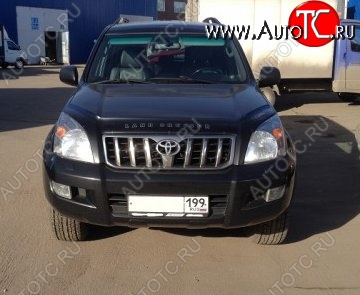 999 р. Дефлектор капота Russtal Toyota Land Cruiser Prado J120 (2002-2009)  с доставкой в г. Санкт‑Петербург