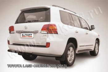 8 699 р. Уголки d76  Toyota Land Cruiser  200 (2012-2015) 1-ый рестайлинг (Цвет: серебристый)  с доставкой в г. Санкт‑Петербург. Увеличить фотографию 1