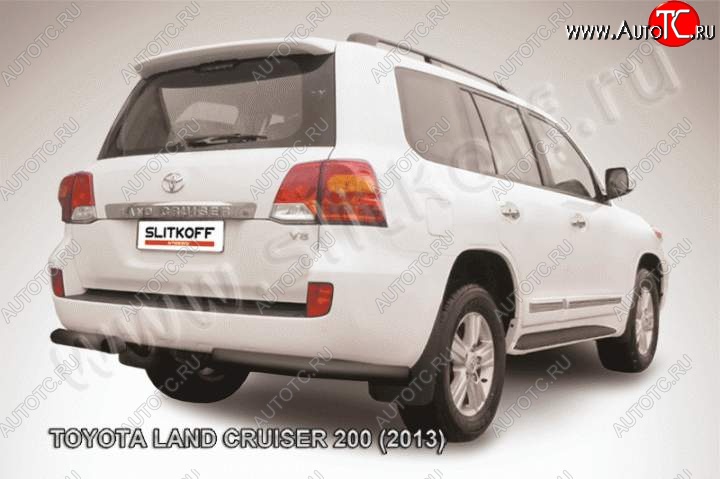 8 699 р. Уголки d76  Toyota Land Cruiser  200 (2012-2015) 1-ый рестайлинг (Цвет: серебристый)  с доставкой в г. Санкт‑Петербург