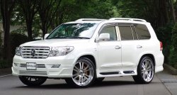 Накладка на передний бампер BRANEW Toyota Land Cruiser 200 дорестайлинг (2007-2012)