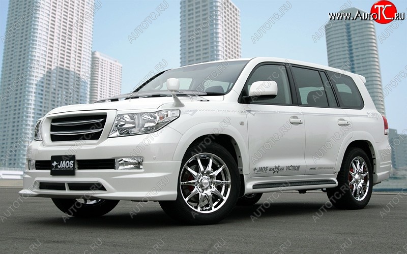 16 649 р. Накладка на передний бампер JAOS Toyota Land Cruiser 200 дорестайлинг (2007-2012) (Неокрашенная)  с доставкой в г. Санкт‑Петербург