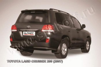 8 699 р. Уголки d76  Toyota Land Cruiser  200 (2007-2012) дорестайлинг (Цвет: серебристый)  с доставкой в г. Санкт‑Петербург. Увеличить фотографию 1