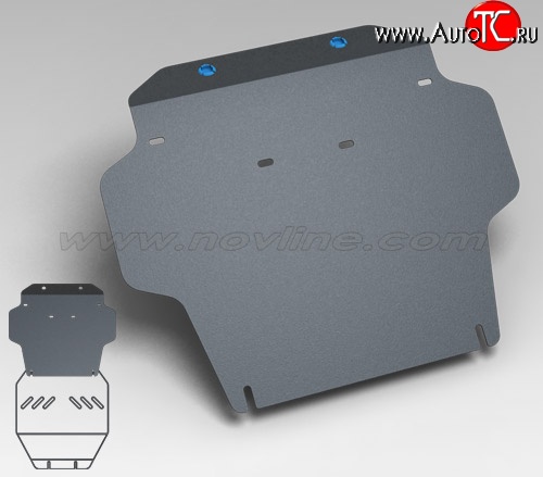 4 999 р. Защита картера двигателя Novline (2008-2009) (4.7/4.5, АКПП, 3 мм) Toyota Land Cruiser 200 дорестайлинг (2007-2012)  с доставкой в г. Санкт‑Петербург