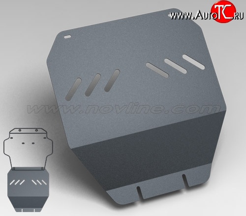 1 169 р. Защита коробки передач Novline (2008-2009) (4.7/4.5, АКПП, 3 мм) Toyota Land Cruiser 200 дорестайлинг (2007-2012)  с доставкой в г. Санкт‑Петербург