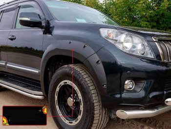 Расширитель арки RA (вылет 30 мм, передний правый) Toyota (Тойота) Land Cruiser Prado (Лэнд)  J150 (2009-2013) J150 дорестайлинг