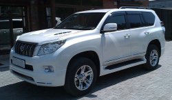 14 099 р. Пластиковые пороги Mz SPEED Toyota Land Cruiser Prado J150 дорестайлинг (2009-2013)  с доставкой в г. Санкт‑Петербург. Увеличить фотографию 1