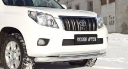 789 р. Зимняя заглушка решетки переднего бампера РА Toyota Land Cruiser Prado J150 дорестайлинг (2009-2013)  с доставкой в г. Санкт‑Петербург. Увеличить фотографию 1