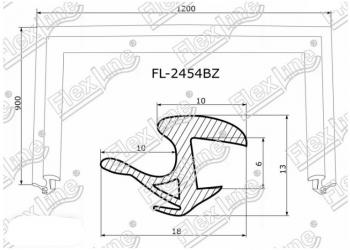 2 299 р. Молдинг лобового стекла FlexLine  Toyota Prius  XW20 (2003-2011) дорестайлинг, рестайлинг  с доставкой в г. Санкт‑Петербург. Увеличить фотографию 1