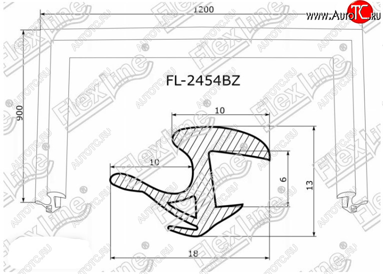 2 299 р. Молдинг лобового стекла FlexLine  Toyota Prius  XW20 (2003-2011) дорестайлинг, рестайлинг  с доставкой в г. Санкт‑Петербург