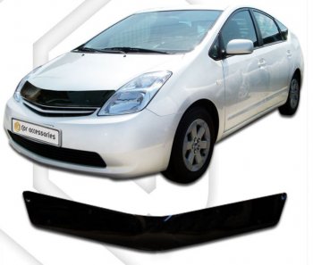 Дефлектор капота (левый руль) CA-Plastiс Toyota Prius XW20 дорестайлинг (2003-2005)